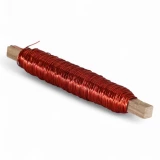 Wickeldraht 'lackiert' 0.50mm x 50m 100gr auf Holzstab