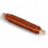Wickeldraht 'lackiert' 0.50mm x 50m 100gr auf Holzstab