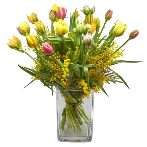 Bunter Tulpenstrauss