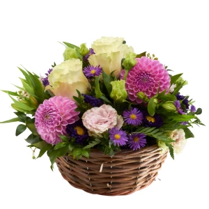 Korb 'Malerischer Blumenzauber'