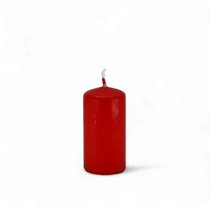 Stumpenkerze 'Rubin'