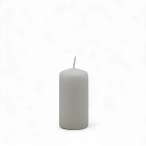 Stumpenkerze 'Weiss'