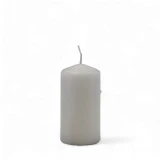 Stumpenkerze 'Weiss'