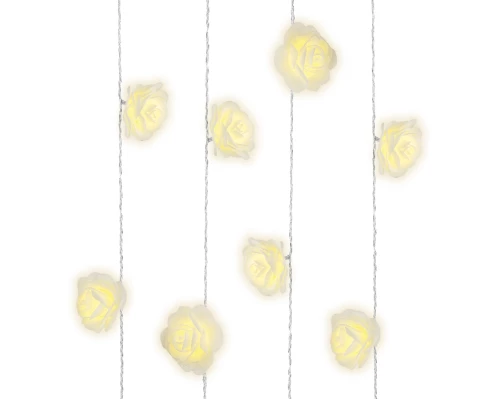 LED-Lichterkette 'Rosenkette' innen