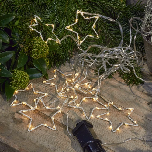 230V-Lichterkette Micro LED 'Sternenstrang'