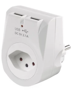 Abzweigstecker '2× USB 2.1A'