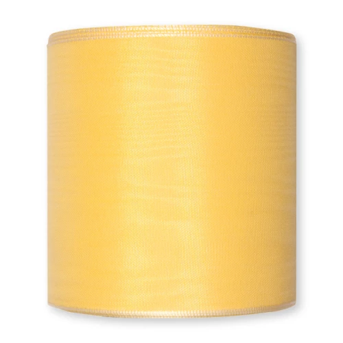 Trauerband 'Moiré' dusky yellow mit Goldrand