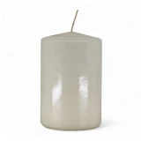 Stumpenkerze 'Wollweiss' d100mm