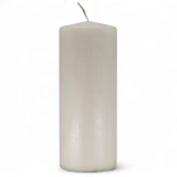Stumpenkerze 'Wollweiss' d100mm