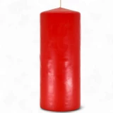 Stumpenkerze 'Rubin' d100mm
