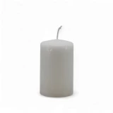 Stumpenkerze 'Weiss' d60mm