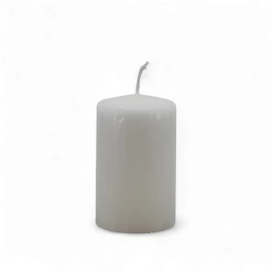 Stumpenkerze 'Weiss' d60mm