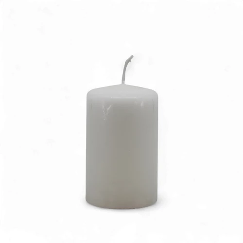 Stumpenkerze 'Weiss' d60mm