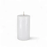 Kerze 'Rustic' Weiss d60mm