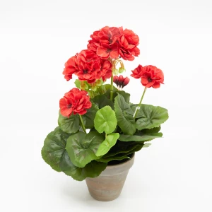 Geranium im Topf 'künstlich'