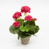Geranium im Topf 'künstlich'