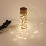 230V-Lichterkette 'Warmweiss'