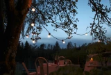 LED Party-Lichterkette E27 warmweiss