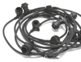 LED Party-Lichterkette E27 warmweiss