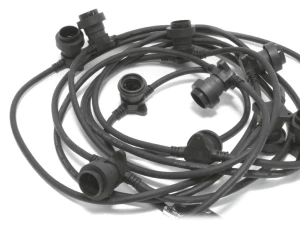 LED Party-Lichterkette E27 warmweiss