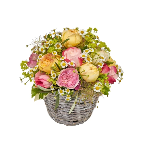 Rosenduft im Körbchen