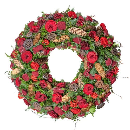 Winterkranz rot