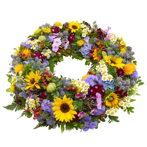 Urnenkranz Sommerblumen
