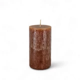 Kerze Rustic 'Marone' d60mm