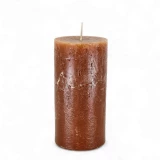 Kerze Rustic 'Marone' d70mm