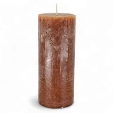 Kerze Rustic 'Marone' d70mm