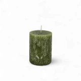 Kerze Rustic 'Olive' d60mm