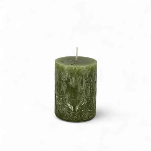 Kerze Rustic 'Olive' d60mm