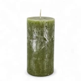 Kerze Rustic 'Olive' d70mm