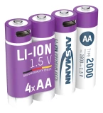 Li-Ion-Akku 'AA' 2000mAh USB-C