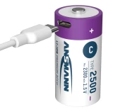 Li-Ion-Akku 'C' LR14 2500mAh USB-C
