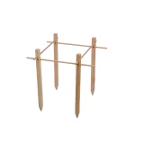 Holz-Pflanzenstützzaun