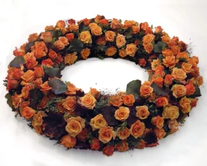 Blütenkranz "Orange Rose"