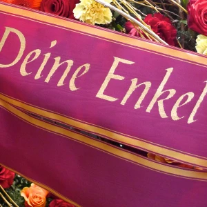 Schleife mit Wunschtext